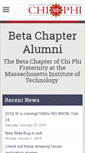 Mobile Screenshot of betachapter.com