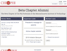 Tablet Screenshot of betachapter.com
